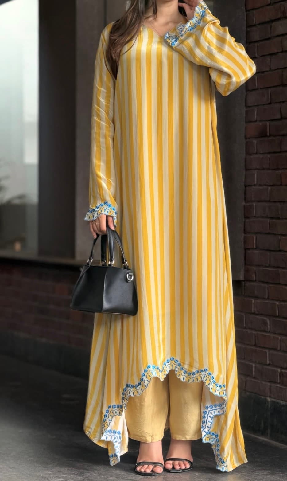 Premium crepe silk coord set